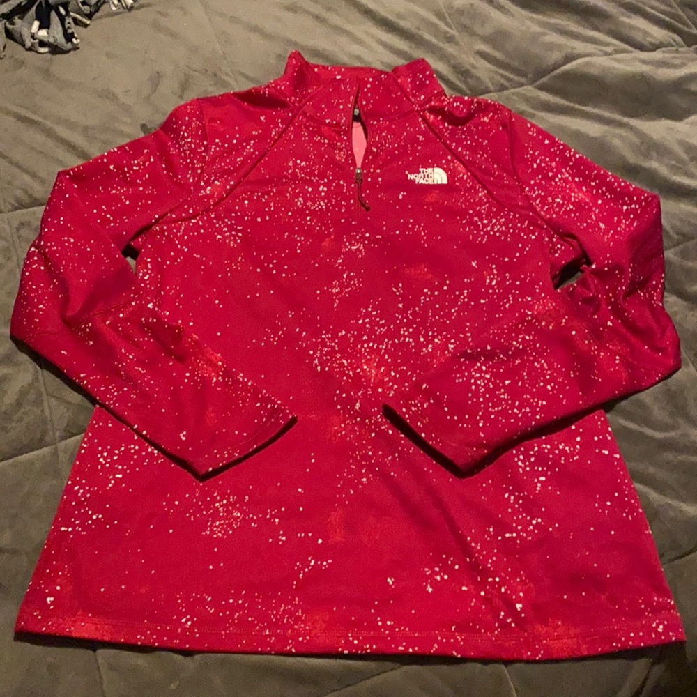 Fuchsia Northface Fleece Pullover